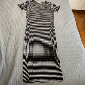 Stripped maxi dress
